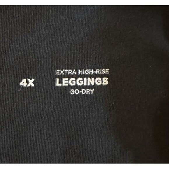NWOT Old Navy Active Wear Black PowerSoft High-Rise Leggings Go-Dry Women's 4X - Picture 9 of 11